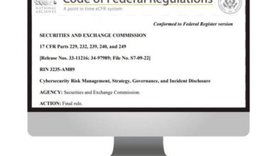 Securities exchange commission new cybersecurity rules