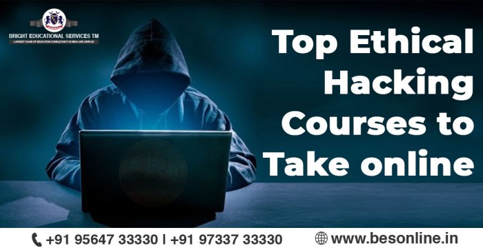 Nine ethical hacking courses