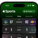 The apple sports app will soon offer real time updates via live activities on iphones running ios 18