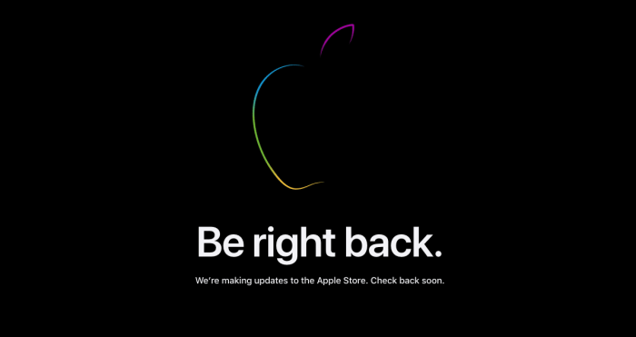 Apple store goes down ahead of let loose ipad event