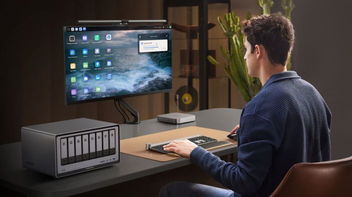 Ugreen unveils 184tb nas storage solution that works with iphone for media playback intel providing hardware for cloud support app integration and 8k hdmi output