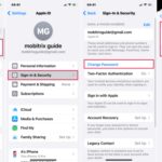Apple id password change tips