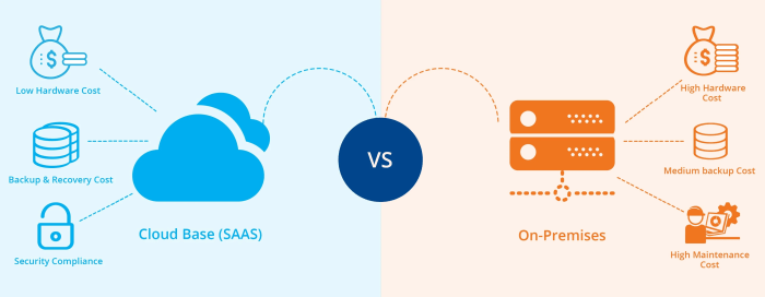 On premise vs cloud security