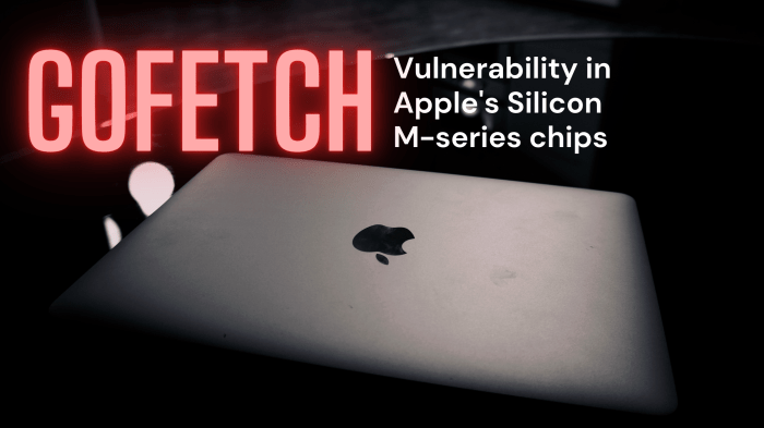 Gofetch vulnerability apple m chips