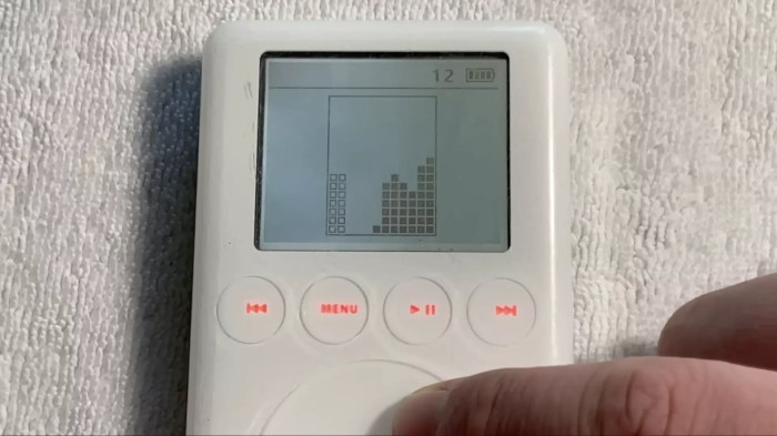 Prototype ipod reveals a tetris clone that was never released