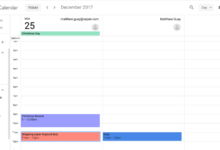 New google calendar features