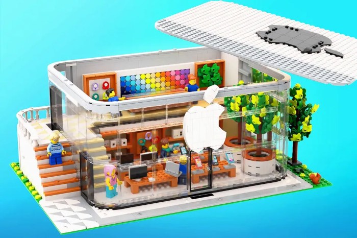 Apple lego store