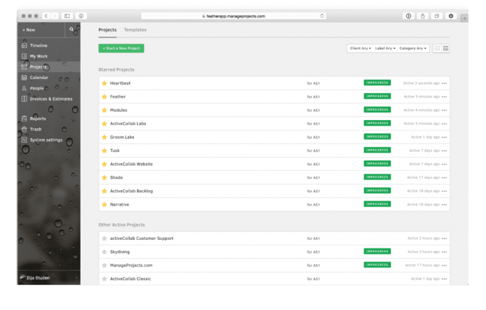Agile project management software