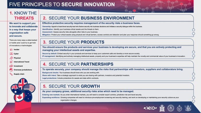 Five eyes five principles secure innovation