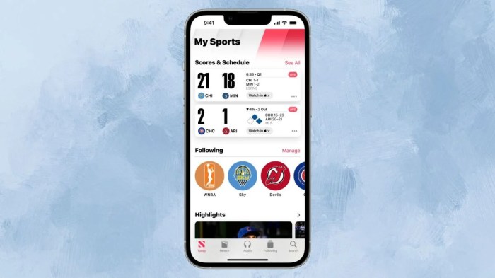 Apple sports app promised star potential but im benching it immediately