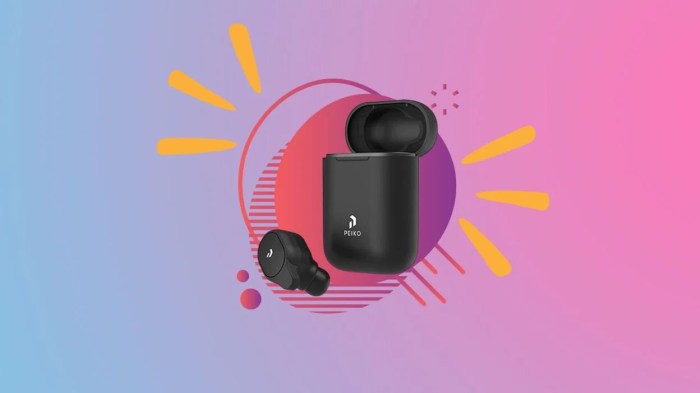 Peiko generation 2 wireless translator earbuds