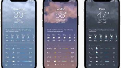 This simple iphone weather app is a must have for travellers