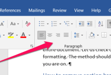 Understand how section breaks control formatting in word