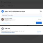 Google drive visitor sharing