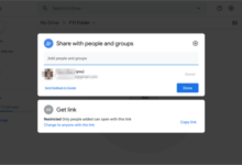 Google drive visitor sharing