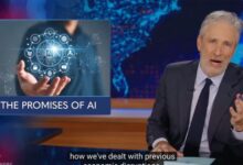 Watch the viral ai clip jon stewart says apple wouldnt let him air these are fundamentally labor replacing tools