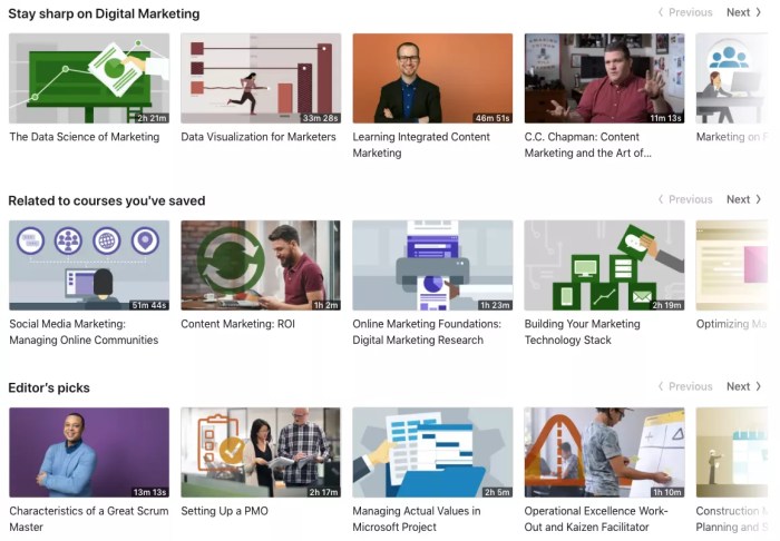 Linkedin learning ai courses