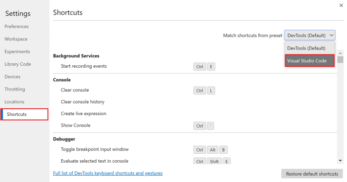 Microsoft edge save time with keyboard shortcuts