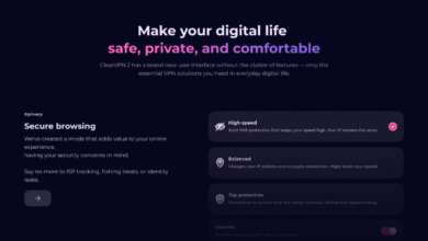 Macpaws clearvpn gets major redesign effortless privacy available through intuitive one tap design