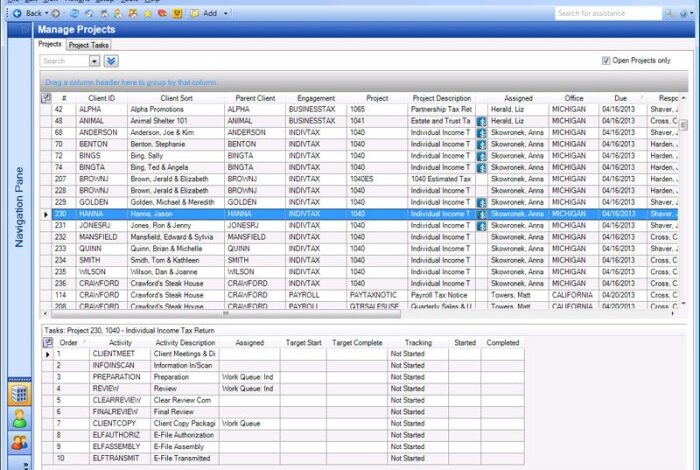 Accounting project management software