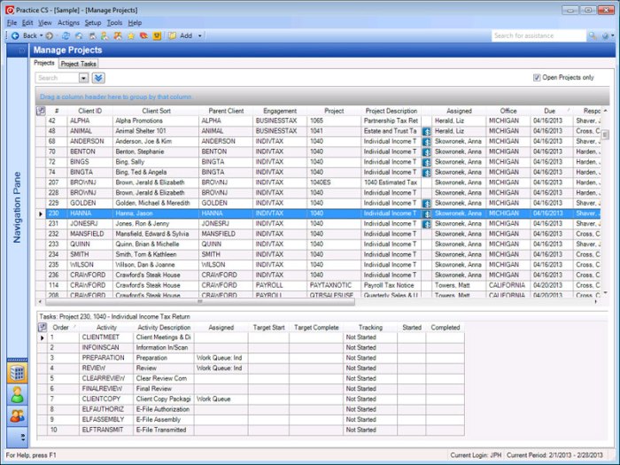 Accounting project management software