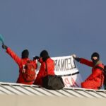 Edinburgh apple store vandalized as protest moves through city
