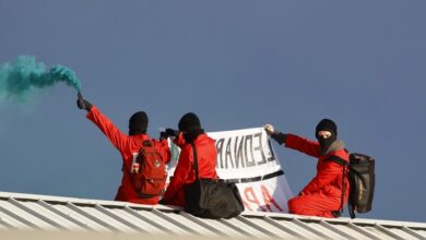 Edinburgh apple store vandalized as protest moves through city