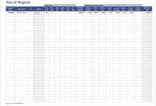 What is payroll register