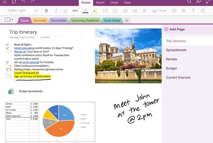 Apple notes vs microsoft onenote which is best for business