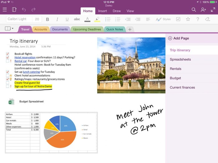 Apple notes vs microsoft onenote which is best for business