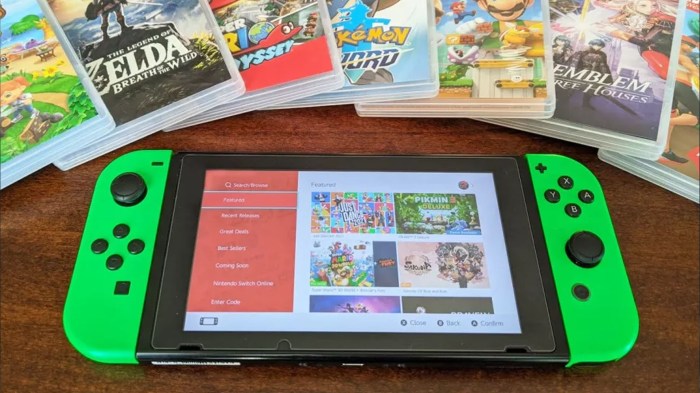 Nintendo switch are physical or digital games