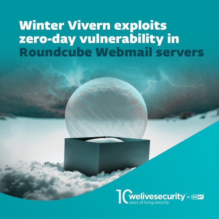 Winter vivern exploits zero day roundcube webmail