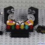 This lego radio speaker doesnt actually get the radio but your iphone can make it play music