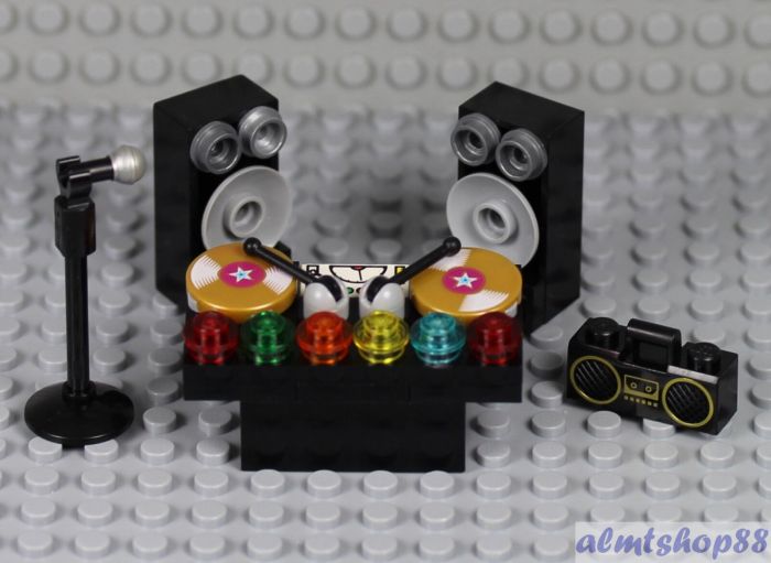 This lego radio speaker doesnt actually get the radio but your iphone can make it play music