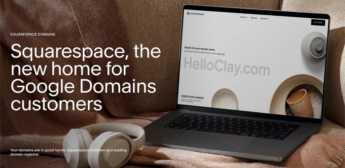 Google domains squarespace acquisition