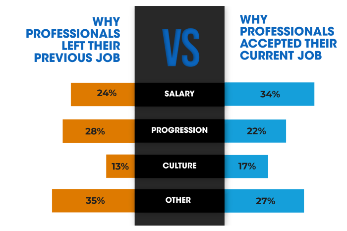 Reasons why it professionals quit