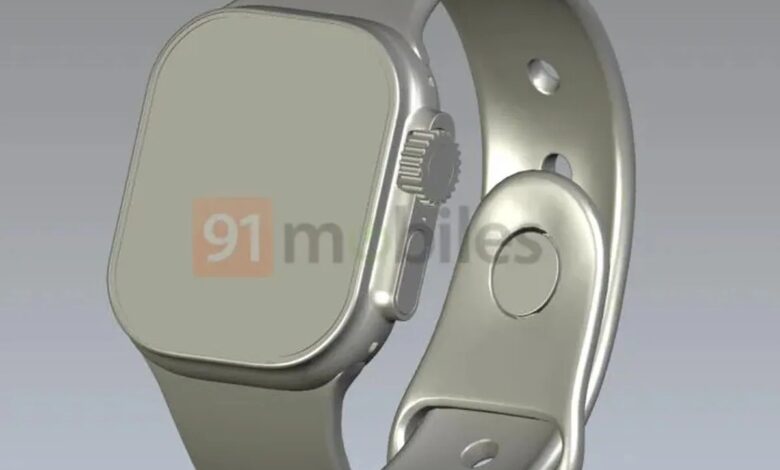 Apple watch x revealed in first leaked cad renders and its got a huge 2 inch display