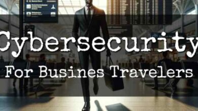 Cyber security tips business travel