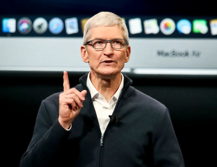 Tim cook blind ranks his top five apple products of all time including one of its most controversial sort of