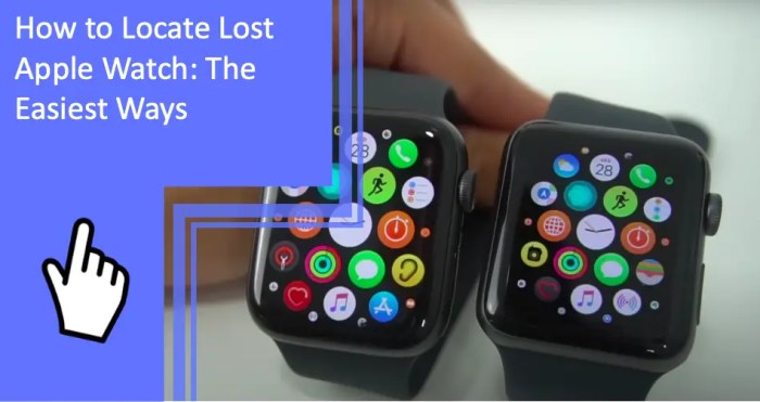 Find my tracks down an apple watch lost in the ocean for a year
