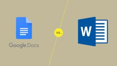 Google docs vs microsoft word