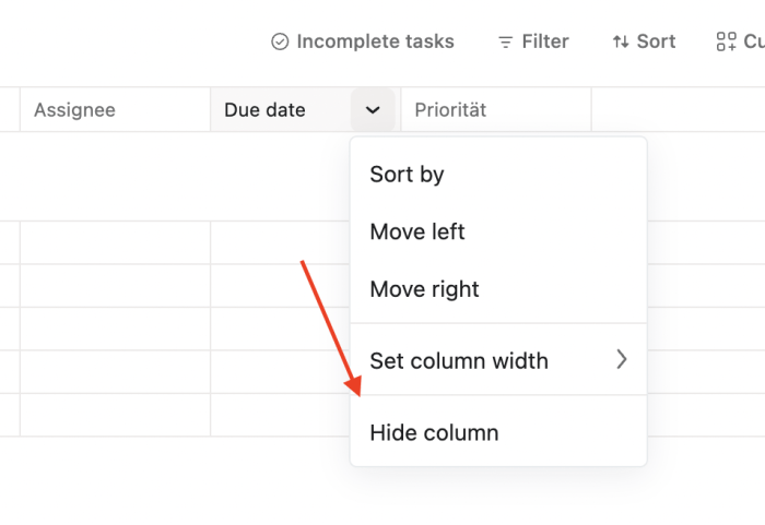 Remove completed tasks asana