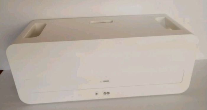 This black ipod hi fi dock never went on sale and makes me yearn for the click wheel days once more