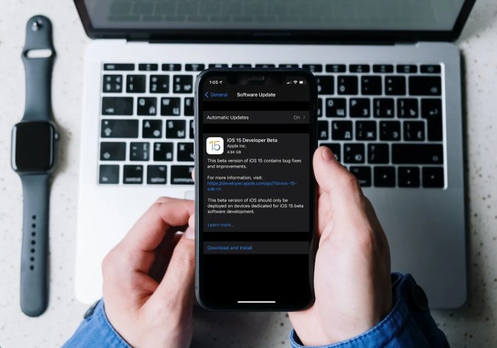 Ios iphone public apple beta installation mode portrait camera stuck gets when do submitted 47am jon reed september I downloaded the apple intelligence beta for my primary iphone heres why you shouldnt