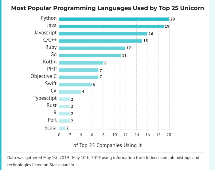 Top programming languages employers want