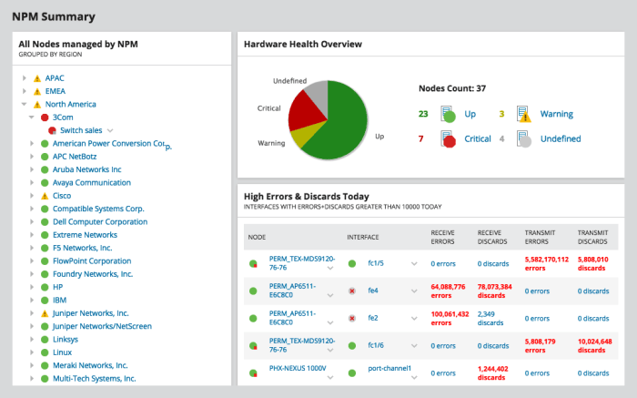 Whatsup gold vs solarwinds